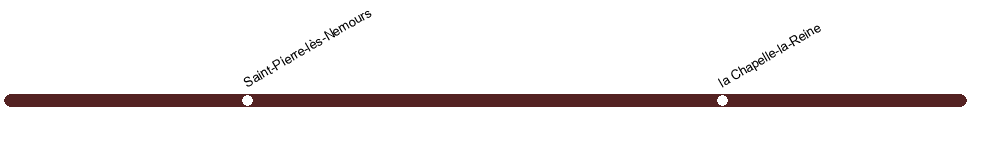 Plan de la ligne de randonnée 23